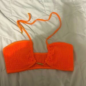 Vibrant Orange Swim Top